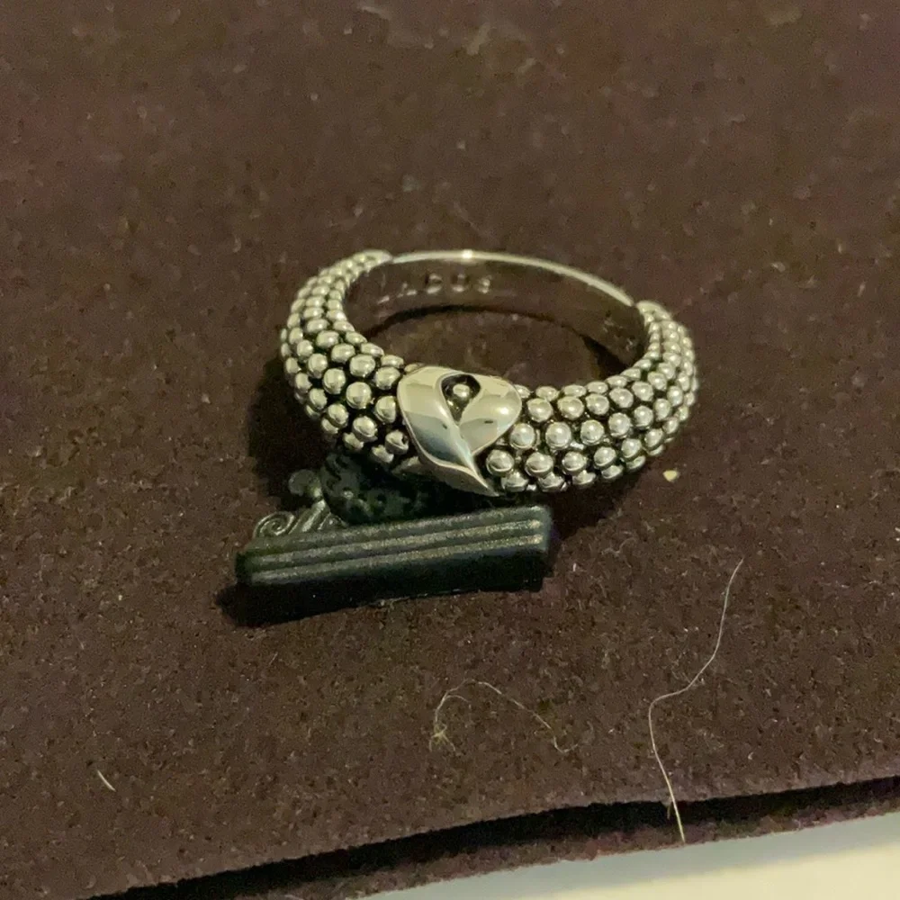 Lagos X beaded ring size 7 - Picture 8 of 10